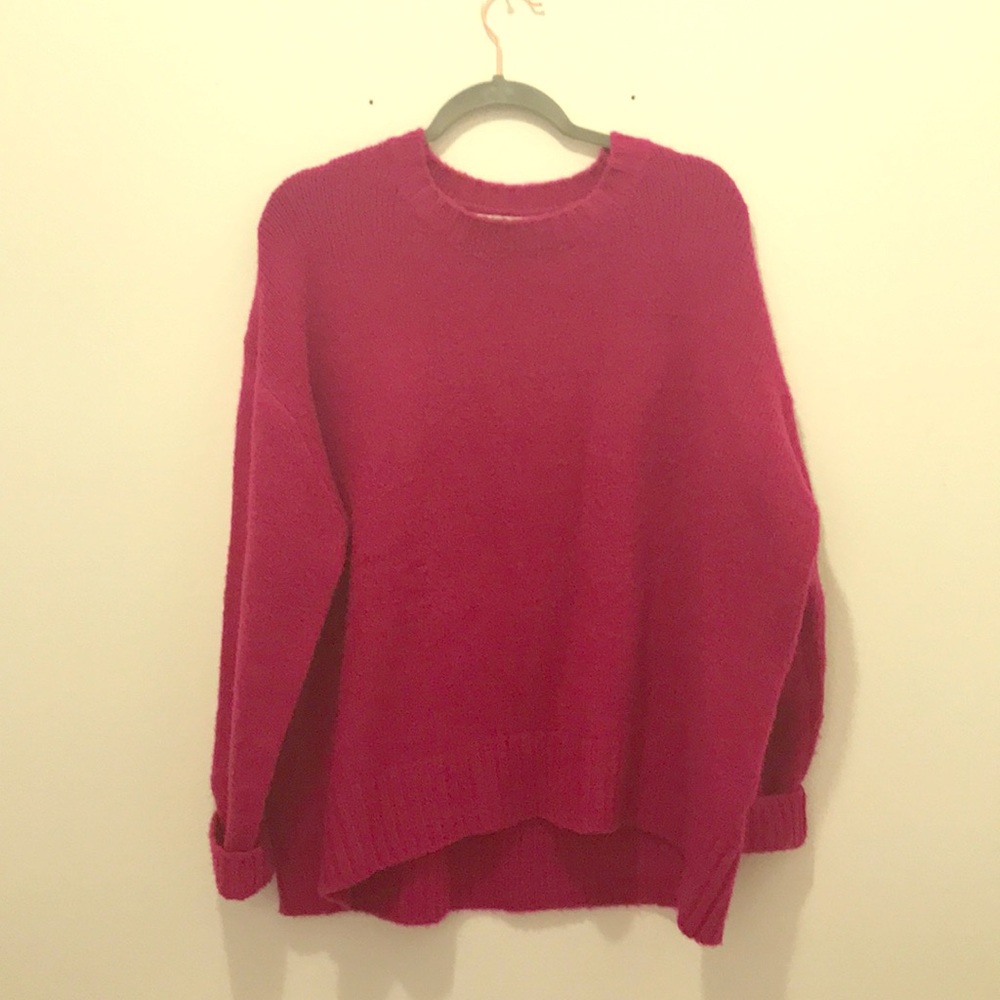 Fuchsia oversized sweater
